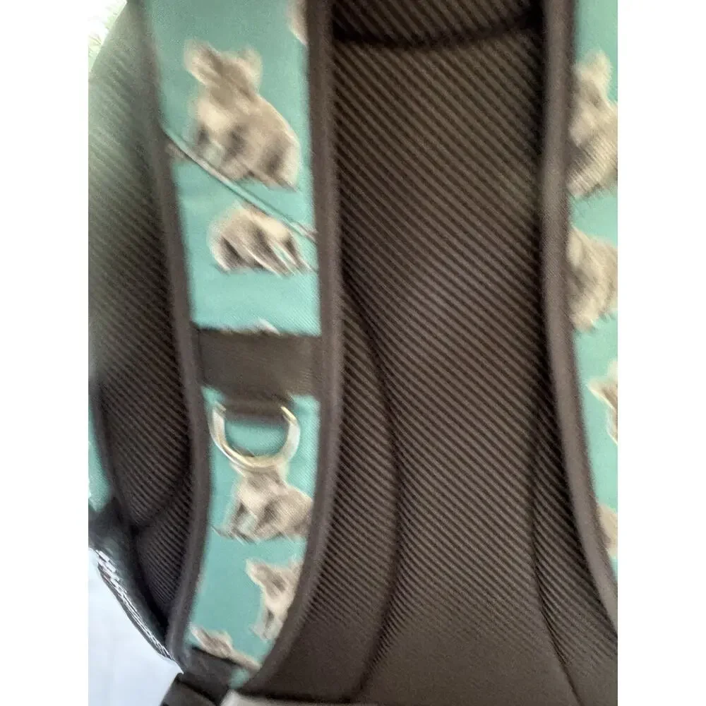 Pottery Barn Teen Gear Up Backpack Koala Bear Teal Pool School Bag Laptop Bungee